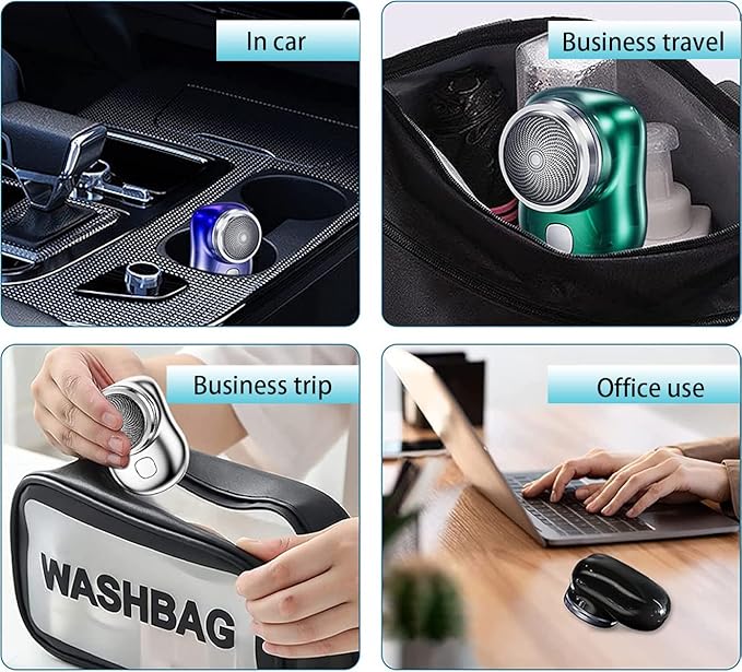 Mini Portable Electric Shaver – Wet & Dry Pocket Razor